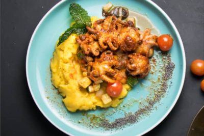 Pulpo Baby al Anticucho