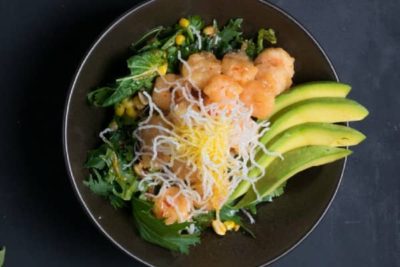 Ensalada con Camarones