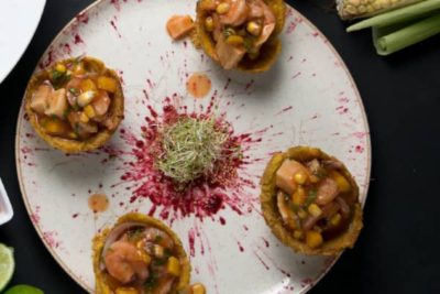 Patacones de Camarón